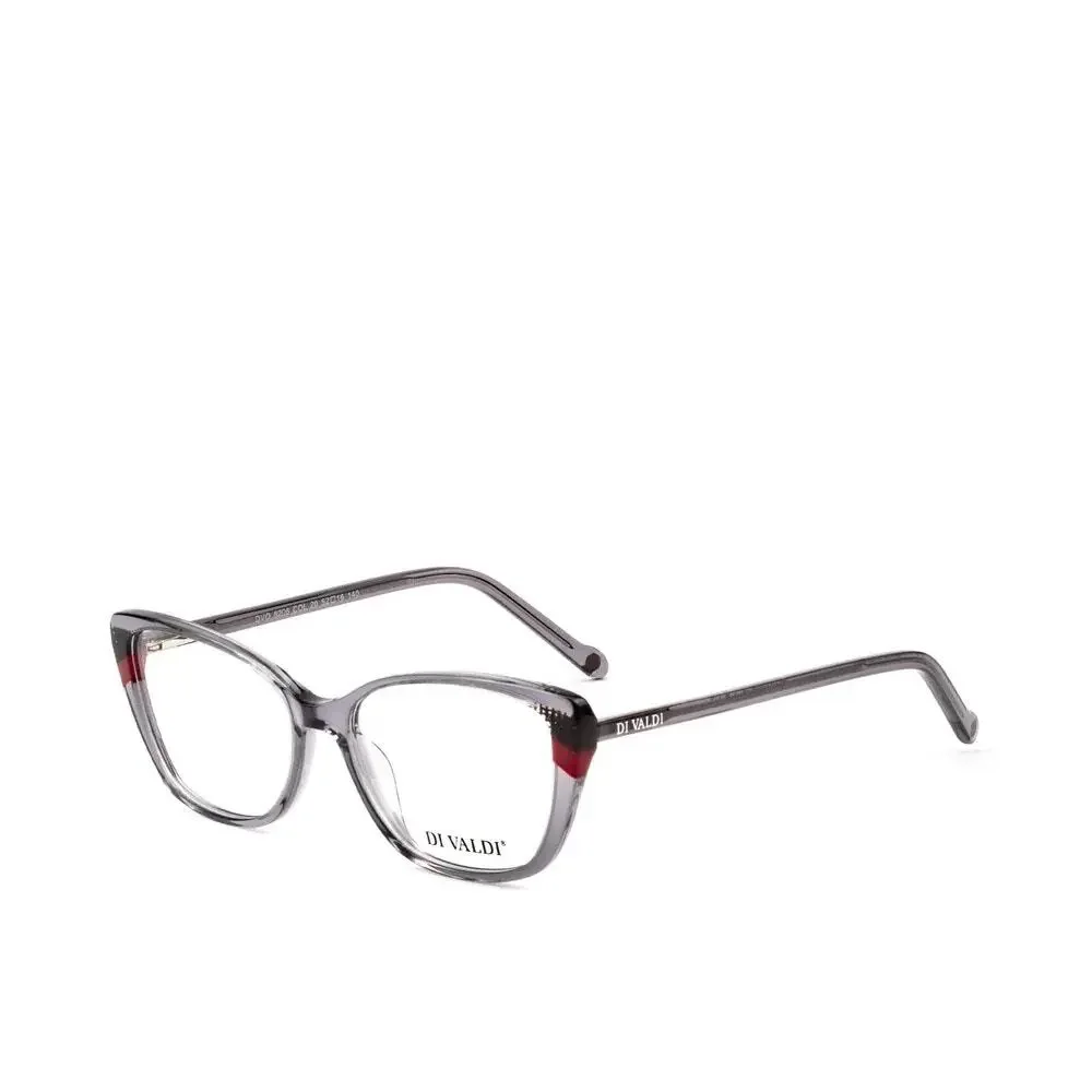 NEW Di Valdi DVO8206 Cat eye gray clear - Eyeglasses frame